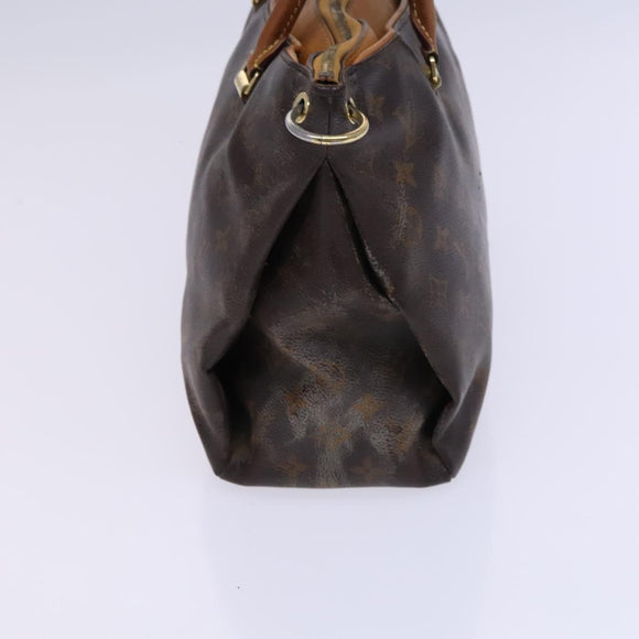 LOUIS VUITTON Monogram Pallas Hand Bag 2way Yellow Saffron M40929 Auth IN042