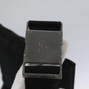 GUCCI Waist bag Nylon Black Silver 28566 Auth IN054-21