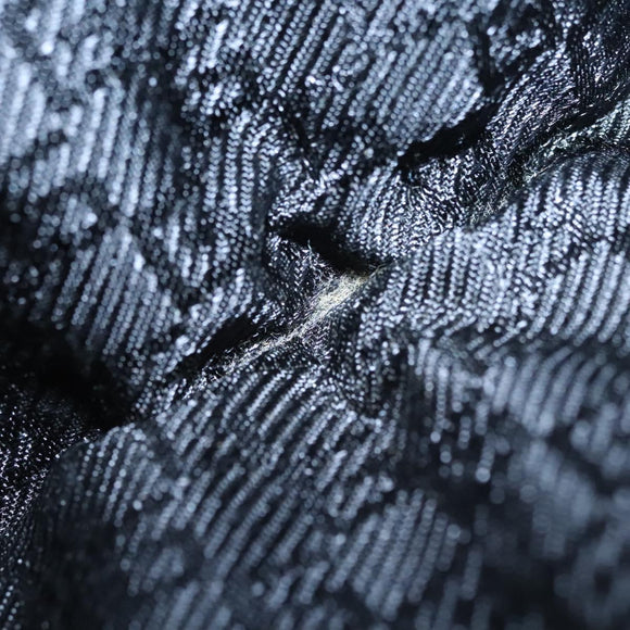 GUCCI Waist bag Nylon Black Silver 28566 Auth IN054