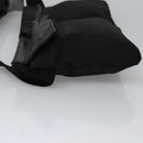 GUCCI Waist bag Nylon Black Silver 28566 Auth IN054-4