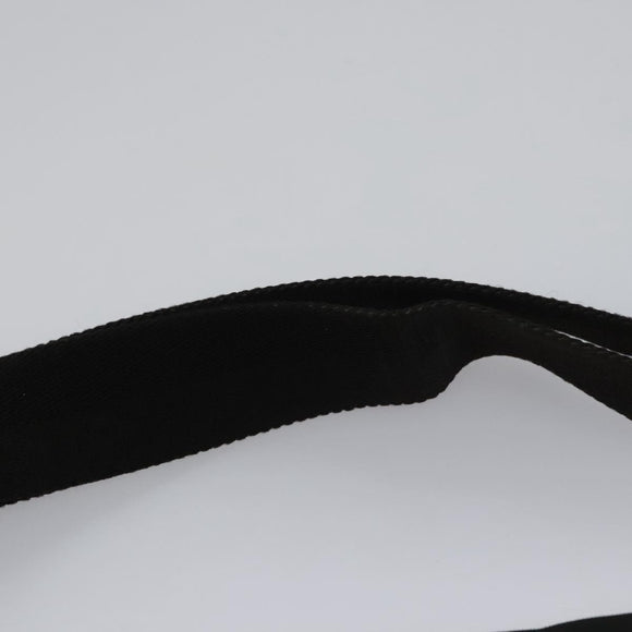 GUCCI Waist bag Nylon Black Silver 28566 Auth IN054