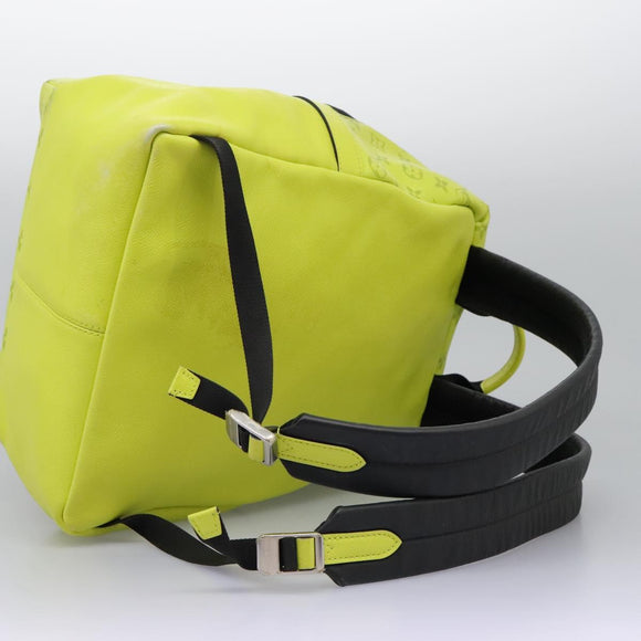 LOUIS VUITTON Taigalama Discovery Backpack Jaune M30228 LV Auth IN055V