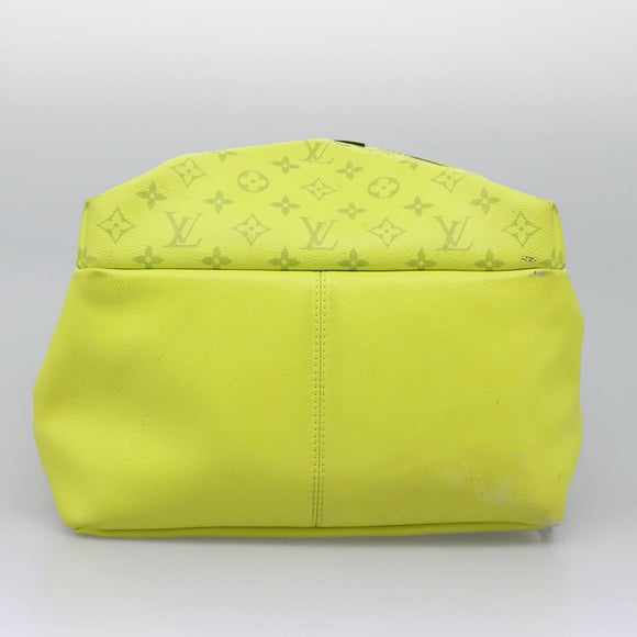 LOUIS VUITTON Taigalama Discovery Backpack Jaune M30228 LV Auth IN055V