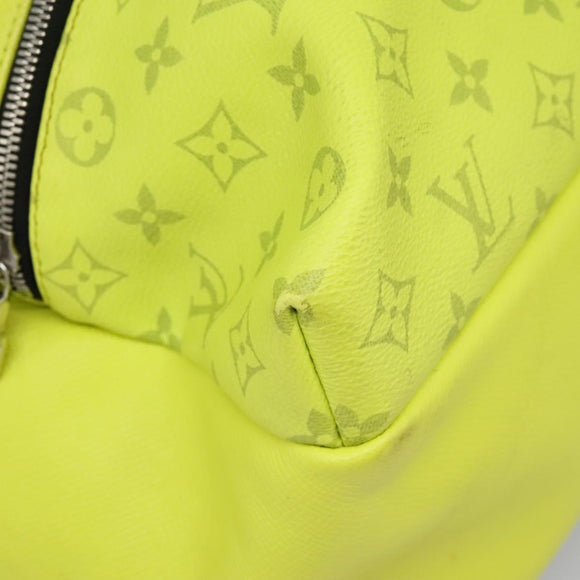 LOUIS VUITTON Taigalama Discovery Backpack Jaune M30228 LV Auth IN055V