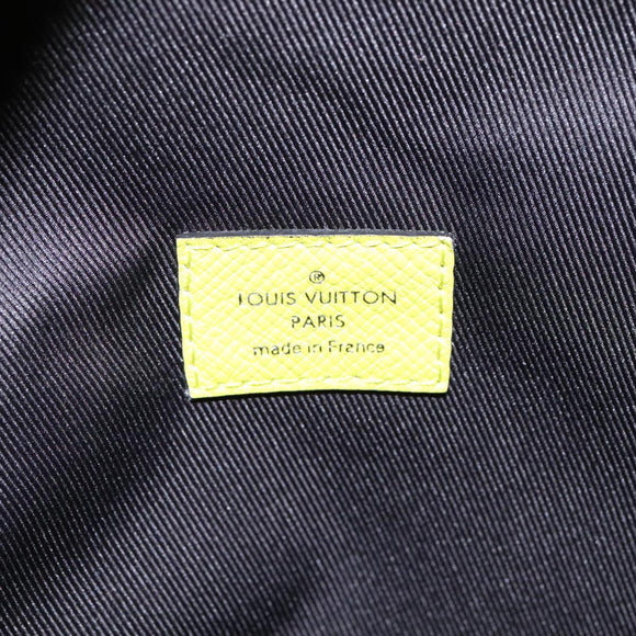 LOUIS VUITTON Taigalama Discovery Backpack Jaune M30228 LV Auth IN055V