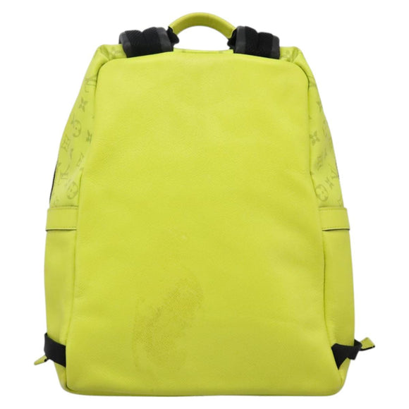 LOUIS VUITTON Taigalama Discovery Backpack Jaune M30228 LV Auth IN055V