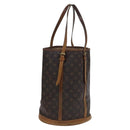 LOUIS VUITTON Monogram Bucket GM Shoulder Bag M42236 LV Auth IN060-1