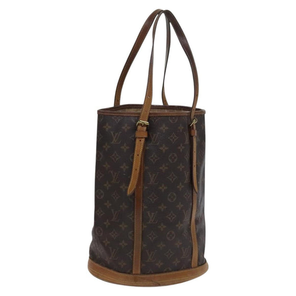 LOUIS VUITTON Monogram Bucket GM Shoulder Bag M42236 LV Auth IN060