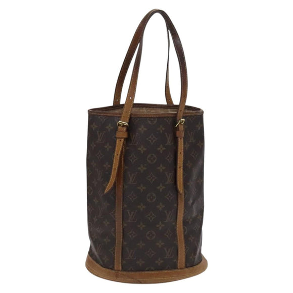 LOUIS VUITTON Monogram Bucket GM Shoulder Bag M42236 LV Auth IN060