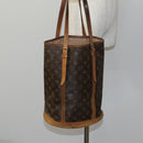 LOUIS VUITTON Monogram Bucket GM Shoulder Bag M42236 LV Auth IN060-20