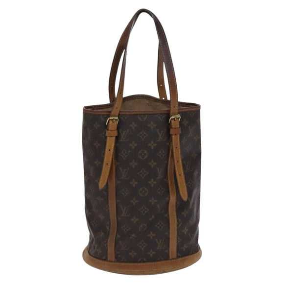 LOUIS VUITTON Monogram Bucket GM Shoulder Bag M42236 LV Auth IN060