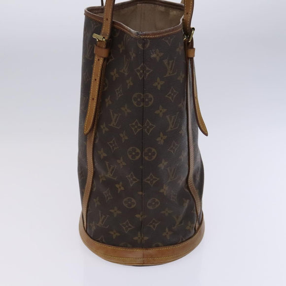 LOUIS VUITTON Monogram Bucket GM Shoulder Bag M42236 LV Auth IN060