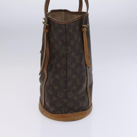 LOUIS VUITTON Monogram Bucket GM Shoulder Bag M42236 LV Auth IN060