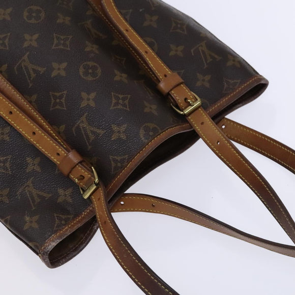 LOUIS VUITTON Monogram Bucket GM Shoulder Bag M42236 LV Auth IN060