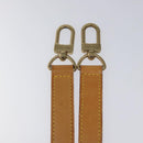 LOUIS VUITTON Adjustable Shoulder Strap Leather 32.3""-39.8"" Beige Auth IN067-12