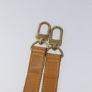 LOUIS VUITTON Adjustable Shoulder Strap Leather 32.3""-39.8"" Beige Auth IN067-13