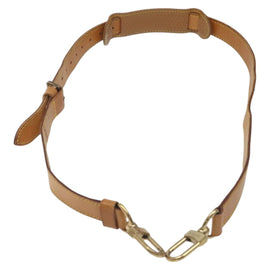 LOUIS VUITTON Adjustable Shoulder Strap Leather 32.3""-39.8"" Beige Auth IN067 - 0