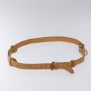 LOUIS VUITTON Adjustable Shoulder Strap Leather 32.3""-39.8"" Beige Auth IN067-5
