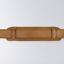 LOUIS VUITTON Adjustable Shoulder Strap Leather 32.3""-39.8"" Beige Auth IN067-6