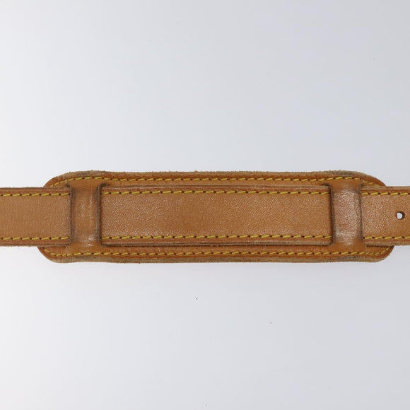 LOUIS VUITTON Adjustable Shoulder Strap Leather 32.3""-39.8"" Beige Auth IN067