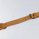 LOUIS VUITTON Adjustable Shoulder Strap Leather 32.3""-39.8"" Beige Auth IN067-8