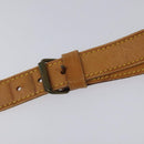 LOUIS VUITTON Adjustable Shoulder Strap Leather 32.3""-39.8"" Beige Auth IN067-9