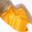 Salvatore Ferragamo Gancini Chain Bag Patent leather Yellow Gold Auth INZ001-20