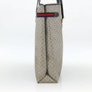 GUCCI Micro GG Supreme Sherry Line Tote Bag PVC Navy Gold 39 02 091 Auth INZ004-3