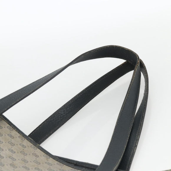GUCCI Micro GG Supreme Sherry Line Tote Bag PVC Navy Gold 39 02 091 Auth INZ004