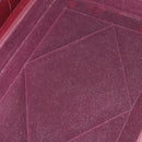 CARTIER Trunk Case Must Line Leather Bordeaux Gold Auth INZ006-12
