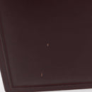 CARTIER Trunk Case Must Line Leather Bordeaux Gold Auth INZ006-3