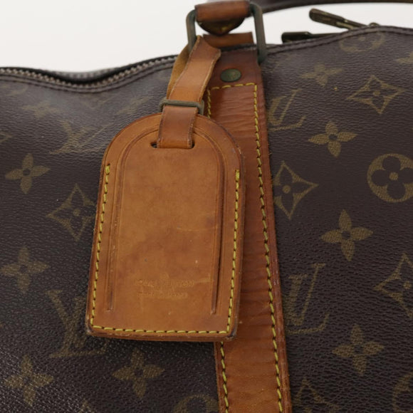 LOUIS VUITTON Monogram Keepall Bandouliere 45 Boston Bag M41418 LV Auth INZ007