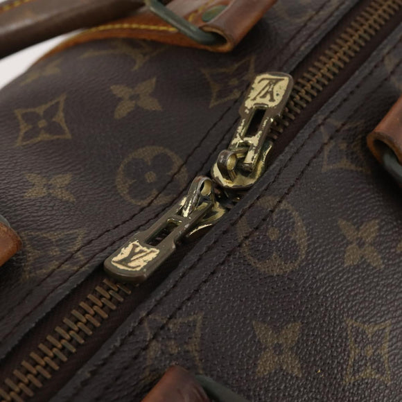 LOUIS VUITTON Monogram Keepall Bandouliere 45 Boston Bag M41418 LV Auth INZ007