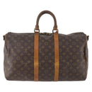 LOUIS VUITTON Monogram Keepall Bandouliere 45 Boston Bag M41418 LV Auth INZ007-2