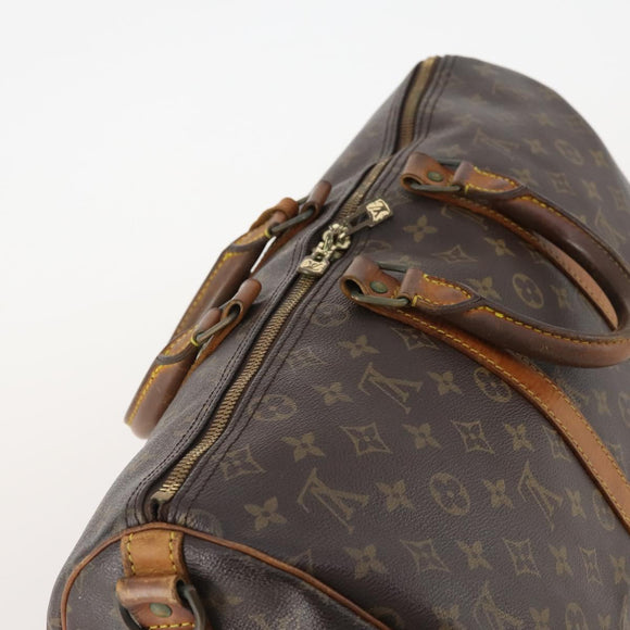 LOUIS VUITTON Monogram Keepall Bandouliere 45 Boston Bag M41418 LV Auth INZ007