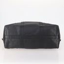 Coach Boston Bag Leather 2way Black Gold Auth INZ009A-5