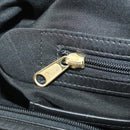 Coach Boston Bag Leather 2way Black Gold Auth INZ009A-21