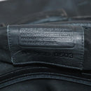 Coach Boston Bag Leather 2way Black Gold Auth INZ009A-12