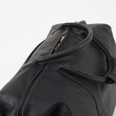 Coach Boston Bag Leather 2way Black Gold Auth INZ009A-6