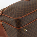 CELINE Macadam Canvas Shoulder Bag PVC Leather Brown Gold Auth INZ013-15