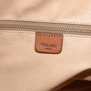 CELINE Macadam Canvas Shoulder Bag PVC Leather Brown Gold Auth INZ013-18