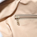 CELINE Macadam Canvas Shoulder Bag PVC Leather Brown Gold Auth INZ013-21