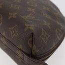 LOUIS VUITTON Monogram Trousse Demi Ronde Cosmetic Pouch M47520 LV Auth INZ014-16