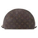 LOUIS VUITTON Monogram Trousse Demi Ronde Cosmetic Pouch M47520 LV Auth INZ014-13