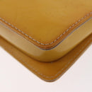 LOUIS VUITTON Monogram Vernis Motto Accessory Pouch Beige M91136 LV Auth INZ016-13