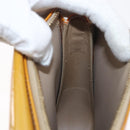 LOUIS VUITTON Monogram Vernis Motto Accessory Pouch Beige M91136 LV Auth INZ016-18
