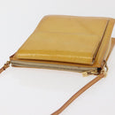 LOUIS VUITTON Monogram Vernis Motto Accessory Pouch Beige M91136 LV Auth INZ016-6