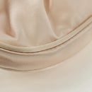 Salvatore Ferragamo Gancini Jeweled handle Pouch Satin Pink Auth INZ020A-14