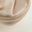 Salvatore Ferragamo Gancini Jeweled handle Pouch Satin Pink Auth INZ020A-15