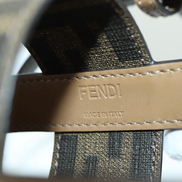 FENDI Zucca Canvas Bottle Holder 24Bottls Collaboration Black Auth INZ021M